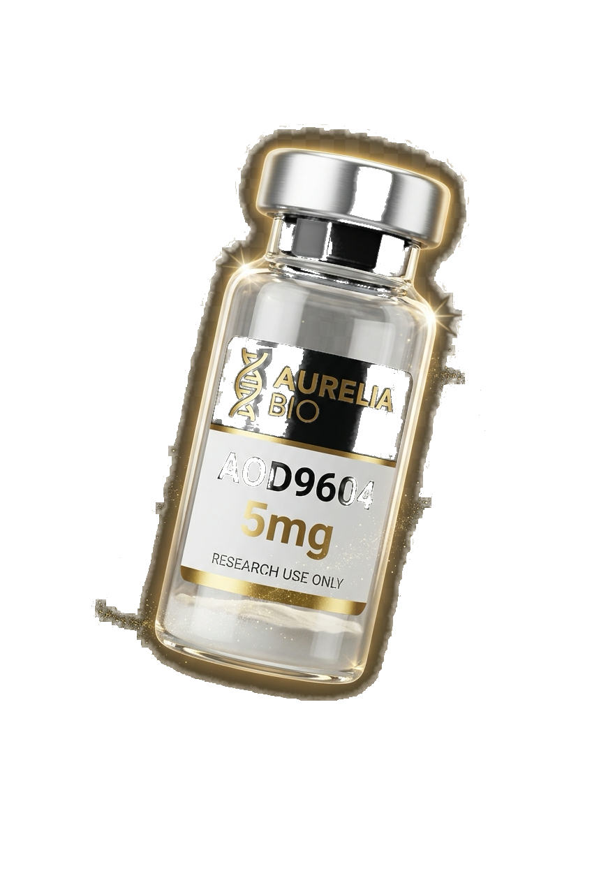 AOD9604 5mg - Lyophilised Research Peptide Vial