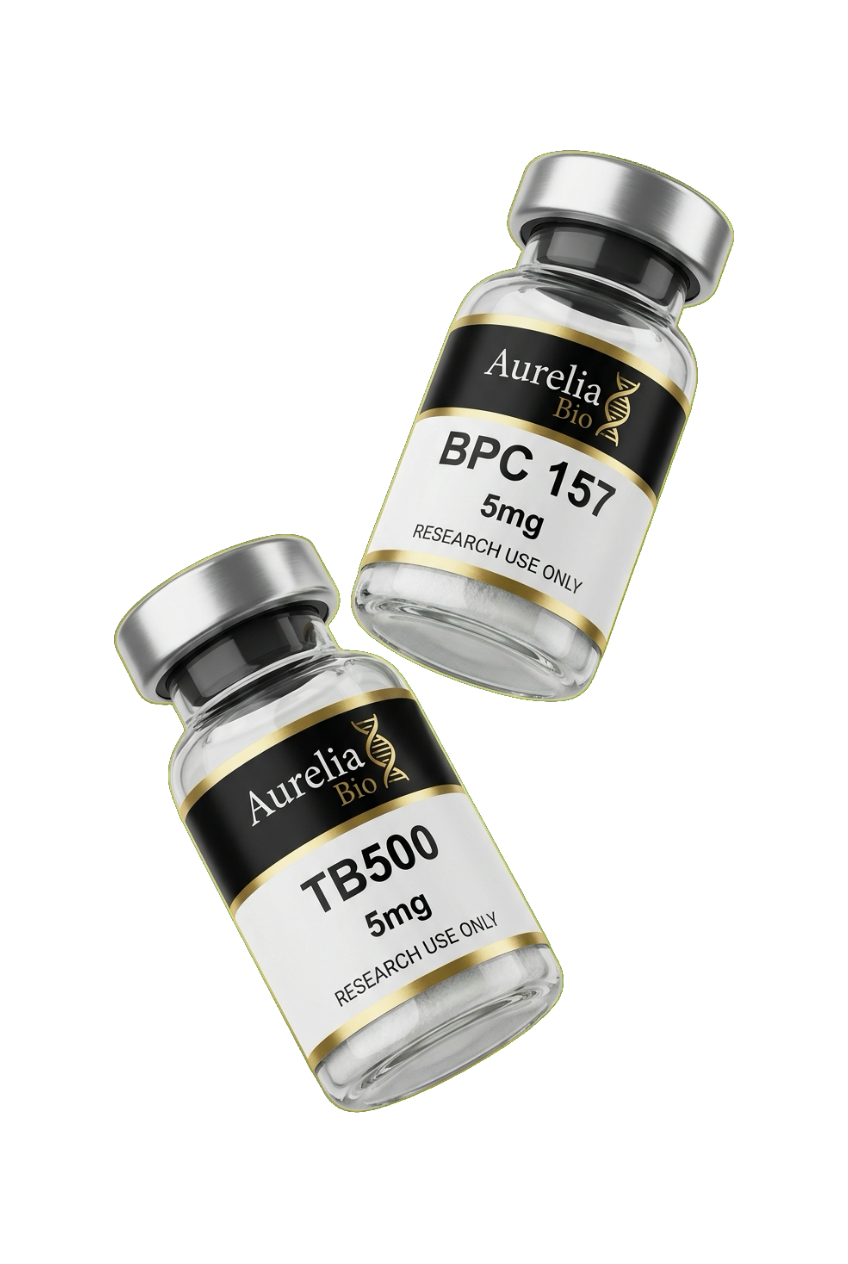 BPC 157 and TB500 Stack - Lyophilised Research Peptide Vials