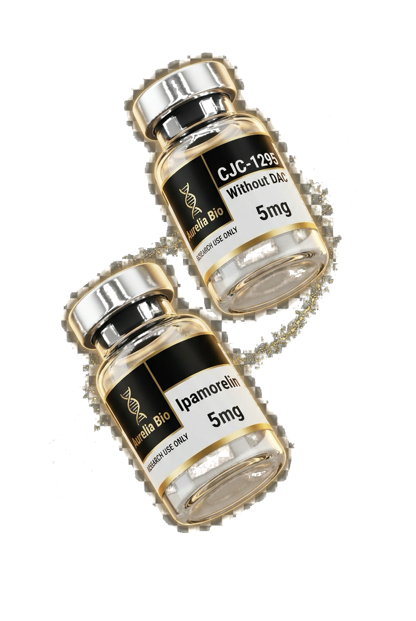 CJC-1295 No DAC and Ipamorelin Stack 10mg - Lyophilised Research Peptide Vials