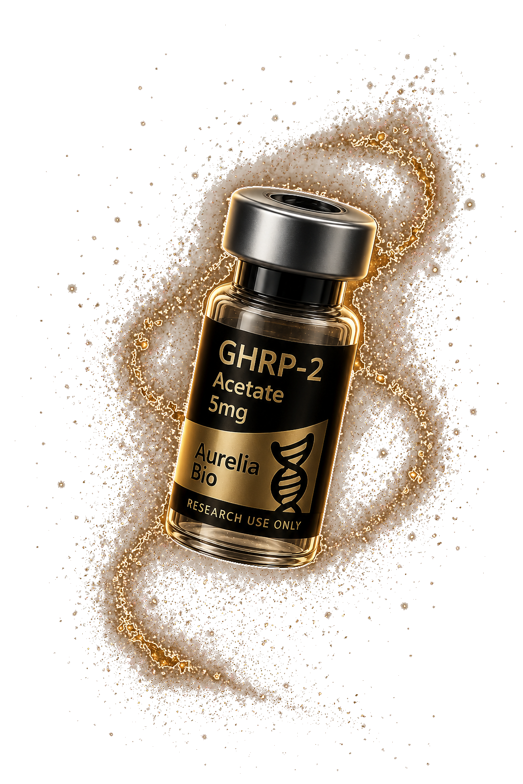 GHRP-2 Acetate 5mg - Lyophilised Research Peptide Vial