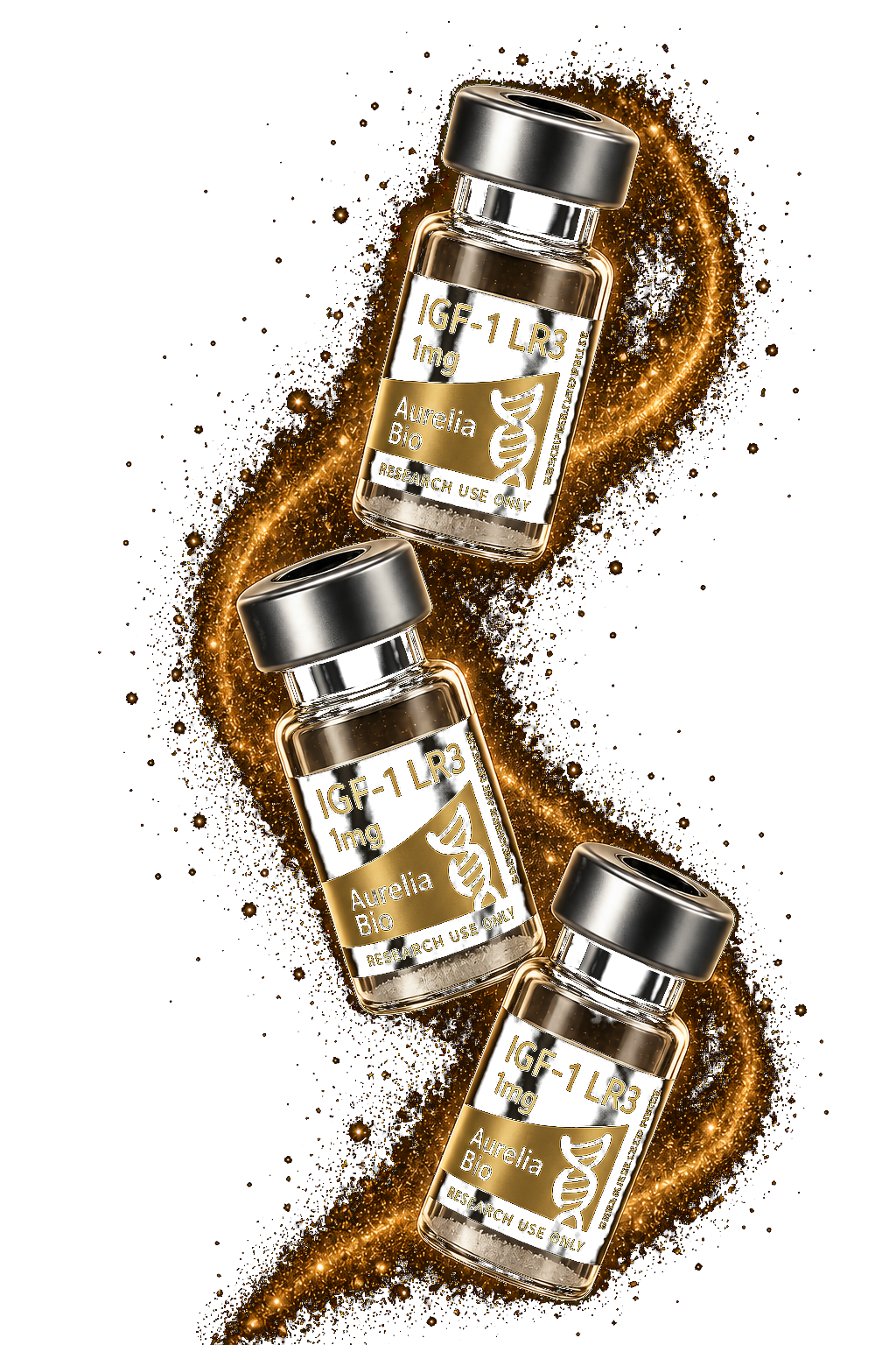 IGF-1 LR3 1mg - Lyophilised Research Peptide Vial