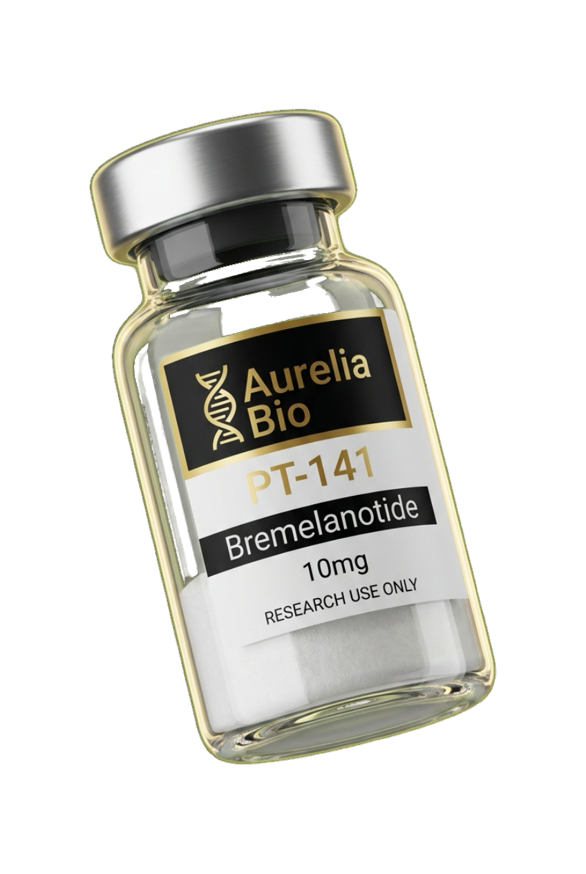 PT-141 Bremelanotide 10mg - Lyophilised Research Peptide Vial